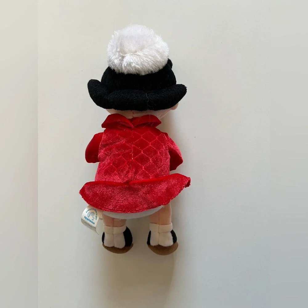 Vintage Applause Holiday Lucy Red Dress w/ Muff Plush Peanuts Toy Doll